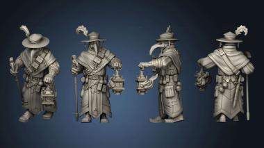 3D model Age of Fantasy Duchies Vinci Alchemist (STL)