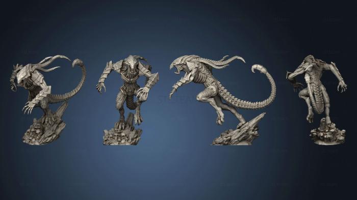 Статуэтки герои, монстры и демоны Alien Beast Attacking Large