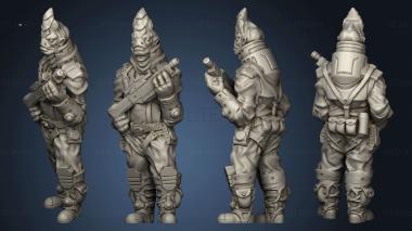 3D model Alien Bounty Hunter Based (STL)