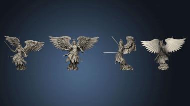 3D model Angel Male Fighting (STL)