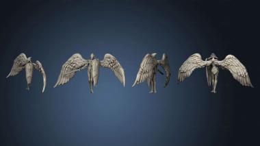 3D model Angel Statue Large (STL)