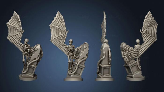 3D model Bone Gargoyle Set 1 3 RESIN (STL)