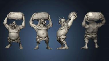 3D model Cave troll 2 (STL)