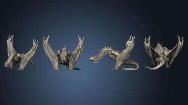 3D model Cave Wyvern Large (STL)