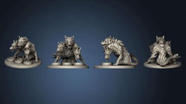 3D model Cerberus Eating v 2 Large 3 (STL)