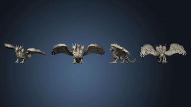 3D model Cerberus Griffin Large (STL)