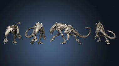 3D model CHEETAH ALIEN C (STL)