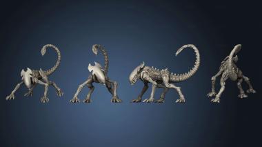 3D model CHEETAH ALIEN D (STL)