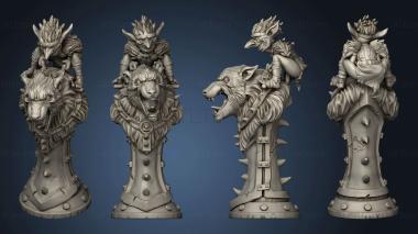 3D model chess goblin king (STL)