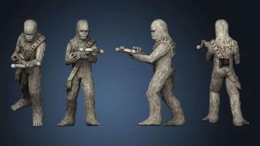 3D model Chewbacca Aiming (STL)