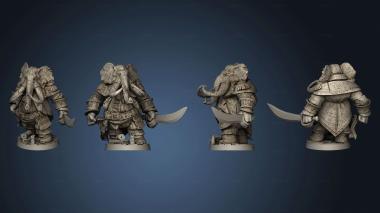 3D model Commander Loxodon (STL)