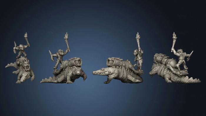 3D model Croc Cannon 02 Monkey v 2 (STL)