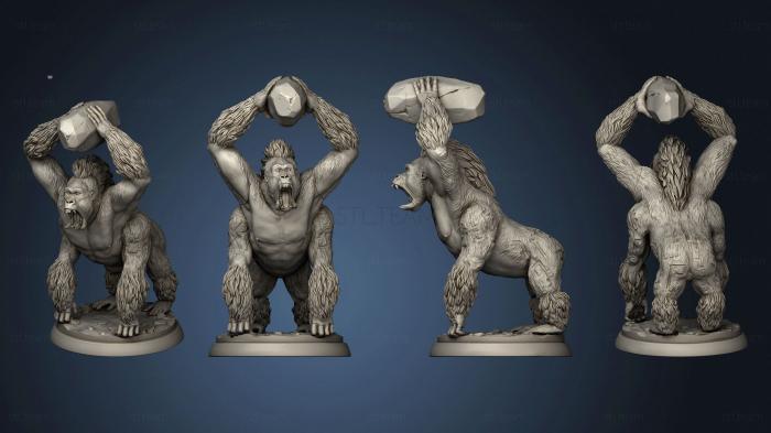 Статуэтки герои, монстры и демоны Сокрушительная база большой обезьяны