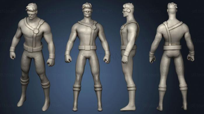 3D model cyclops marvel heroes (STL)