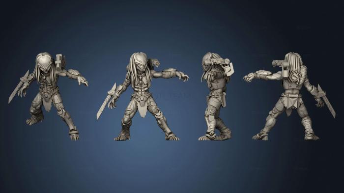 3D model Cyra x Cyborg Skull Hunter Outcast In Action (STL)