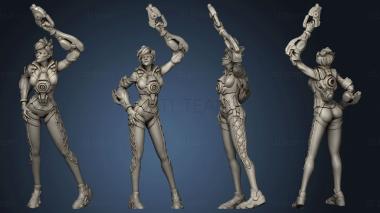 3D модель D Va Tracer Widow Maker Ремикс Overwatch (STL)