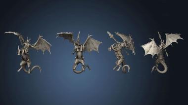 3D model Decataurs Pose 04 (STL)