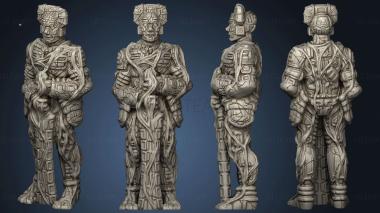 3D model Depths of Savage Atoll KS Temple Guardians Alive A 004 (STL)