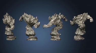 3D model Depths of Savage Atoll KS Water Elemental Myrmidon 002 (STL)