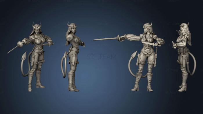Статуэтки герои, монстры и демоны Devilkin Female Rapier 2 Variations