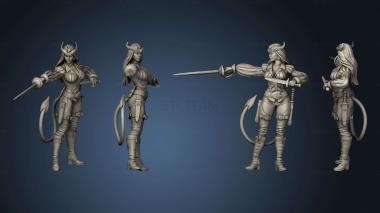 3D model Devilkin Female Rapier 2 Variations (STL)