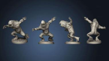 3D model Dimensional Shambler Attacking v 1 (STL)