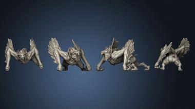 3D model Dire bat Body (STL)