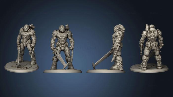 3D model Doom Guy from Eternal (STL)