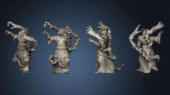 Статуэтки герои, монстры и демоны Dragonborn Priest Spirit Hands
