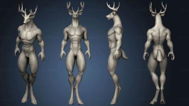 3D model Dvalinn Deer WIP (STL)