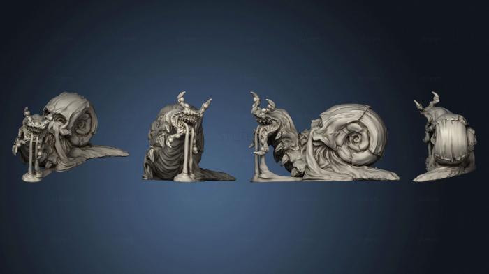 3D model Elemental Creatures Poision Snail dripping 002 (STL)