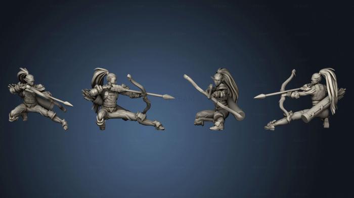 Статуэтки герои, монстры и демоны Эльфийский Лук-Разбойник и Стрела 2 Вариации