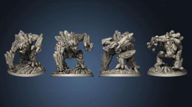 3D model Enemies Stone Golem (STL)