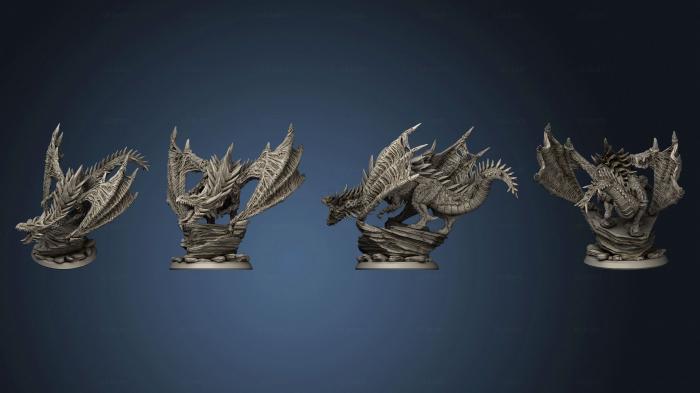 Статуэтки герои, монстры и демоны Enemy Corrupted Dragon 75 mm