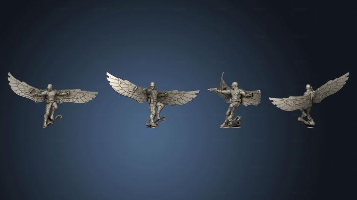 Статуэтки герои, монстры и демоны Falcon Agent Osprey pose 3