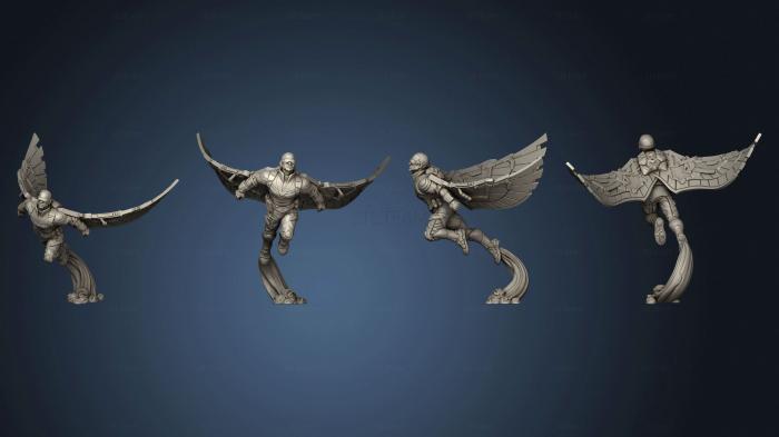 Статуэтки герои, монстры и демоны Falcon Agent Osprey pose 4