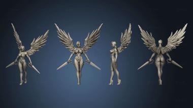 3D model Fallen Angel Sword 2 Variations 01 (STL)