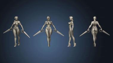 3D model Fallen Angel Sword 2 Variations (STL)