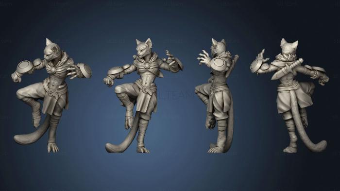 Статуэтки герои, монстры и демоны female tabaxi monk