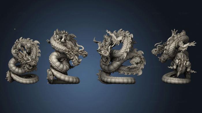 3D model Fire Earth Dragon (STL)