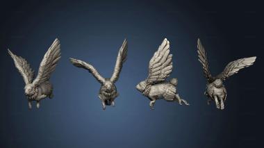 3D model Flying Rabbit Airborn Small (STL)