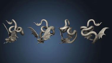 3D model Flying Snake Flying (STL)