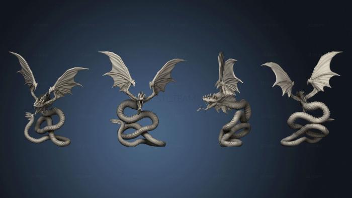 Статуэтки герои, монстры и демоны Летающая Змея
