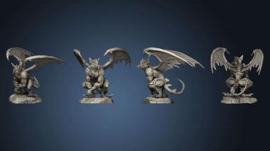 3D model Gargoyle Sitting Large (STL)