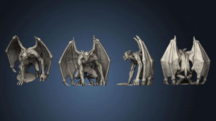 3D model Gargoyle Statue v 2 (STL)