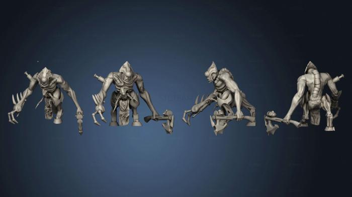 3D model Gargoyles Pose 2 (STL)