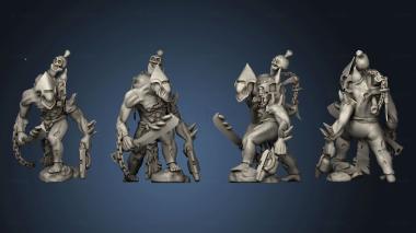 3D model Gargoyles Pose 3 (STL)