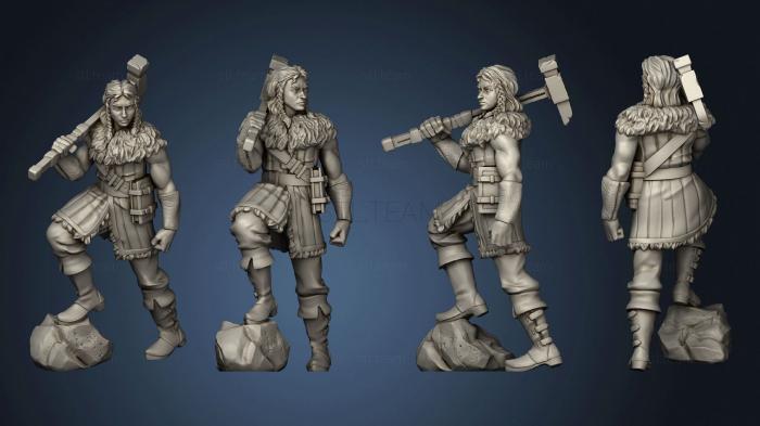 3D model Goliath Barbarian Skurra (STL)