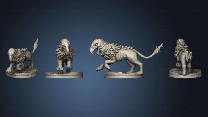 3D model Gryph hounds 04 (STL)