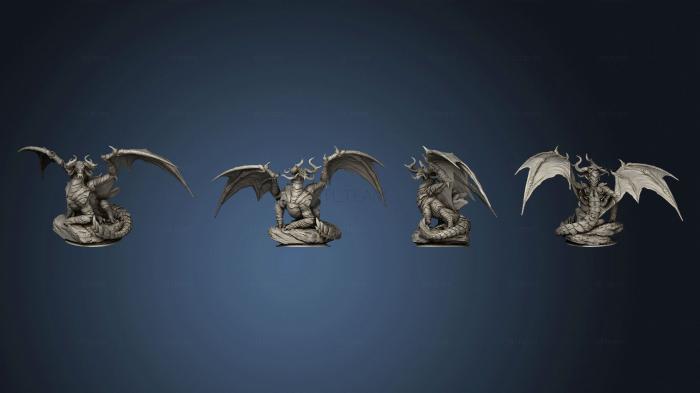 3D model Heaven and Hell Cloud Dragon Elder Complete (STL)